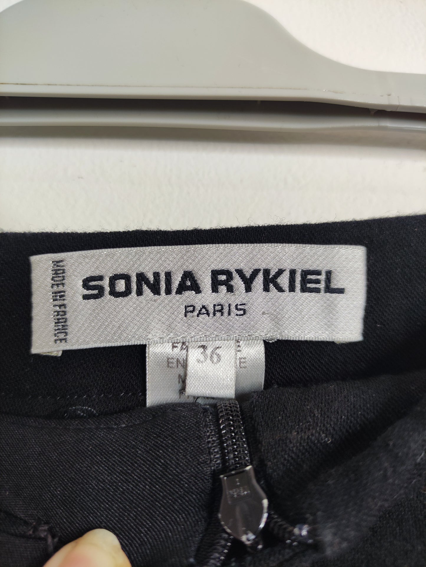 Pantalon large taille haute Sonia Rykiel