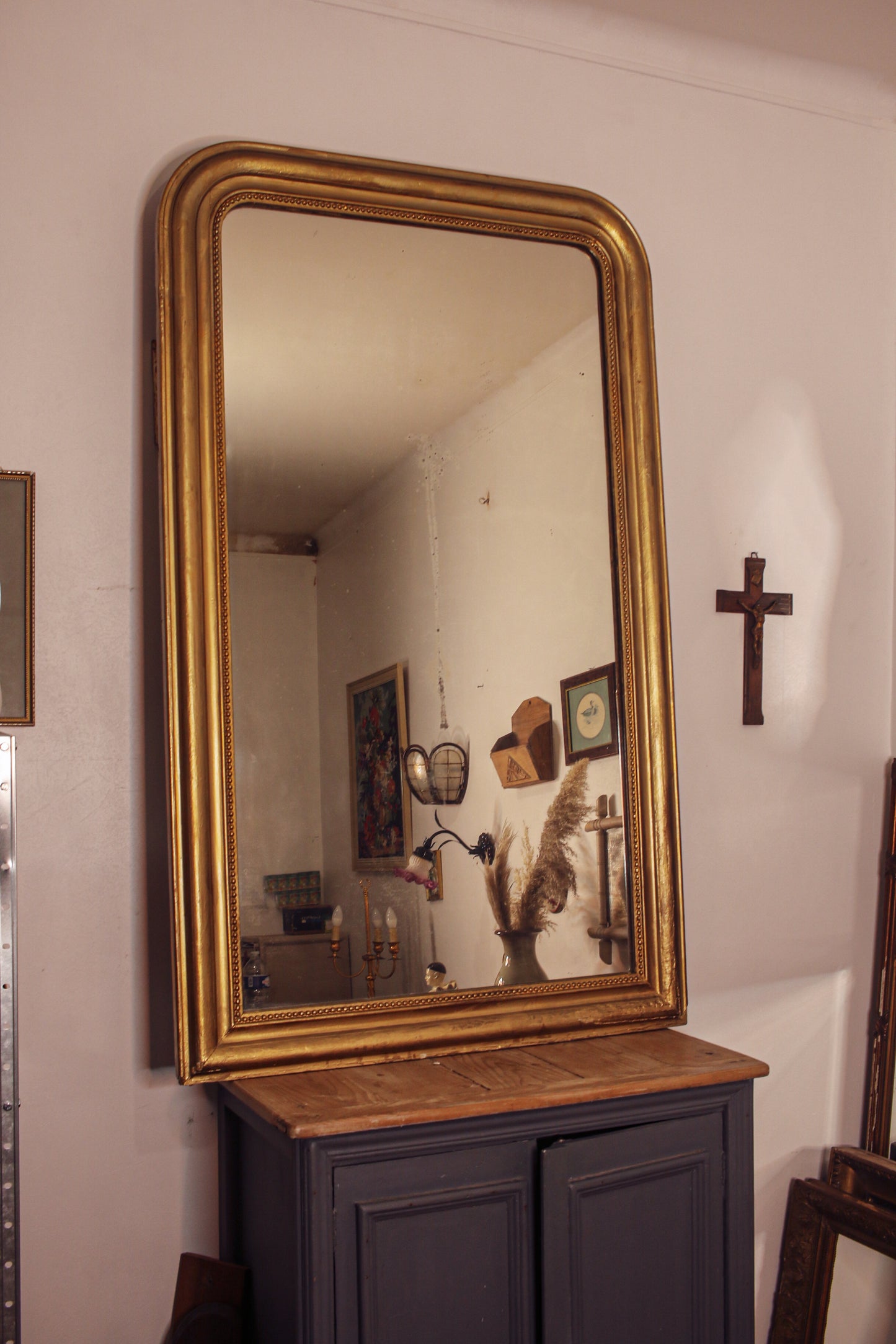 Grand miroir style Louis Philippe